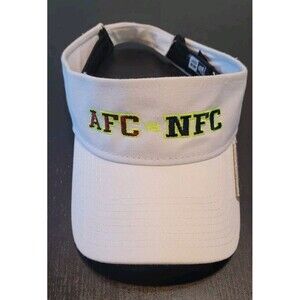 AFC vs NFC 2016 Kickoff Visor White New Era NFL Football Golf Hat Cap PRO BOWL